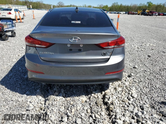 2018 Hyundai Elantra SEL with VIN 5NPD84LF6JH313432, listed as a Copart auction lot 54889815 with 66,668 mi miles and Salvage Title. Bid and sale history available at DreamBid. Image 6.