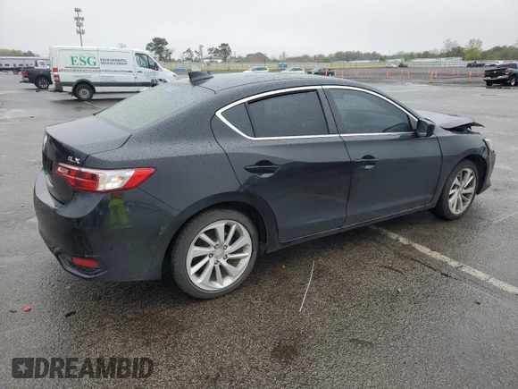 2018 Acura ILX Premium with VIN 19UDE2F76JA003162, listed as a Copart auction lot 55812335 with 60,266 mi miles and Salvage title. Bid and sale history available at DreamBid. Image 3.