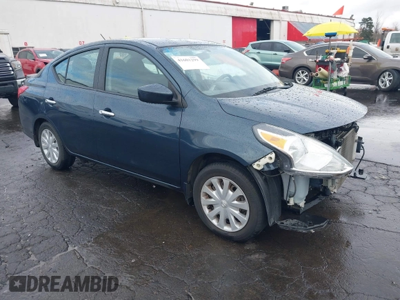 2015 Nissan Versa SV with VIN 3N1CN7APXFL957933, listed as a IAAI auction lot 41601299 with 54,799 mi miles. Bid and sale history available at carsss.com. Image 1.