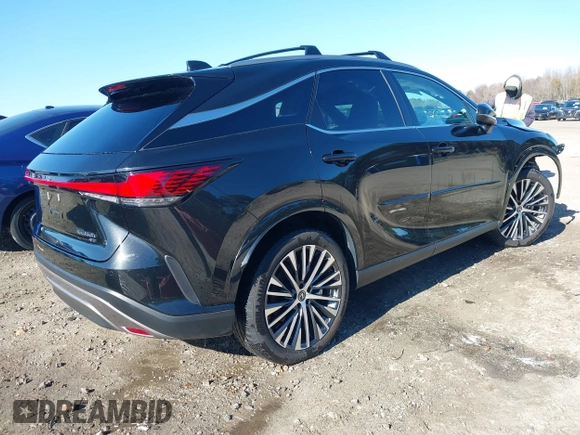 2023 Lexus RX with VIN 2T2BBMCA8PC006347, listed as a IAAI auction lot 41032379 with 16,760 mi miles. Bid and sale history available at carsss.com. Image 4.