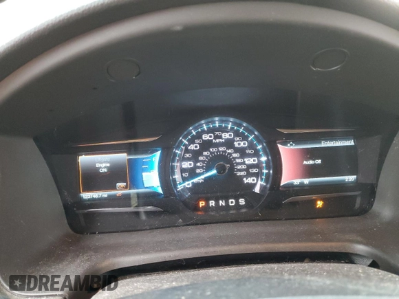 2017 Ford Flex SEL with VIN 2FMGK5C8XHBA03906, listed as a Copart auction lot 45334675 with 123,746 mi miles and Salvage Title. Bid and sale history available at carsss.com. Image 9.