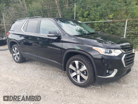 2021 Chevrolet Traverse LT Leather with VIN 1GNEVHKW6MJ262684, listed as a Copart auction lot 64939884 with 27,744 mi miles and Salvage Title. Bid and sale history available at carsss.com. Image 4.