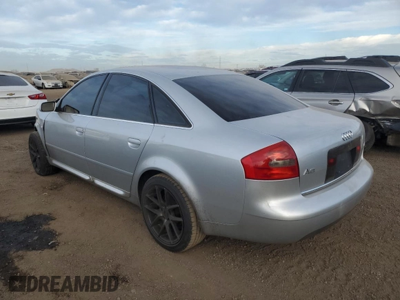 2001 Audi A6 with VIN WAUED54B11N150848, listed as a Copart auction lot 86072804 with 0 mi miles and Salvage Title. Bid and sale history available at carsss.com. Image 2.