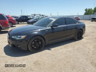 2013 Audi A6 Prestige with VIN WAUJGAFC7DN040430, listed as a Copart auction lot 64809575 with 112,123 mi miles and Salvage title. Bid and sale history available at DreamBid. Image 1.