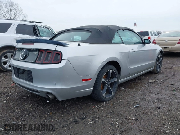 2013 Ford Mustang V6 with VIN 1ZVBP8EM3D5245234, listed as a IAAI auction lot 41453875 with 161,867 mi miles and . Bid and sale history available at DreamBid. Image 4.