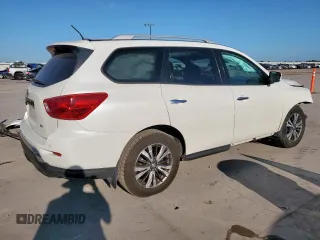 2017 Nissan Pathfinder Platinum with VIN 5N1DR2MN4HC902651, listed as a Copart auction lot 62229865 with 129,841 mi miles and Salvage title. Bid and sale history available at DreamBid. Image 3.