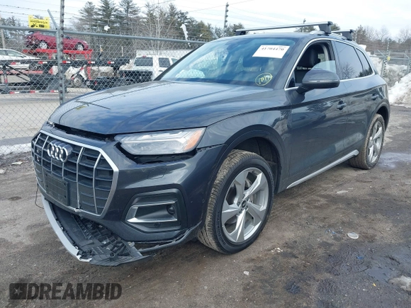 2021 Audi Q5 Prestige with VIN WA1CAAFY5M2050748, listed as a IAAI auction lot 41704470 with 55,162 mi miles. Bid and sale history available at carsss.com. Image 18.