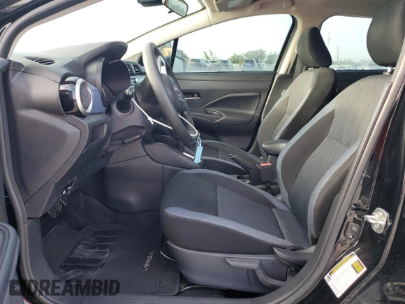 2023 Nissan Versa SV with VIN 3N1CN8EVXPL859338, listed as a Copart auction lot 57597045 with 35,839 mi miles and Non repairable. Bid and sale history available at DreamBid. Image 7.