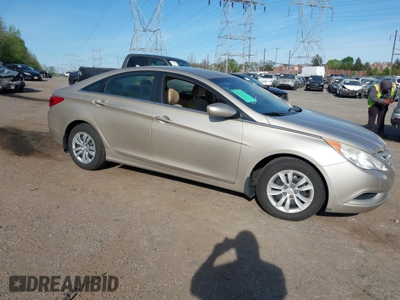 2011 Hyundai Sonata GLS with VIN 5NPEB4AC4BH186292, listed as a IAAI auction lot 42069411 with 111,911 mi miles. Bid and sale history available at carsss.com. Image 1.