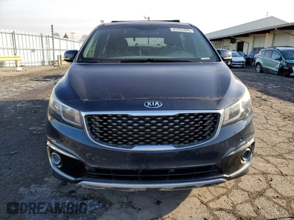 2015 Kia Sedona SX-L with VIN KNDME5C13F6037277, listed as a Copart auction lot 44452425 with 99,606 mi miles and Salvage Title. Bid and sale history available at DreamBid. Image 5.