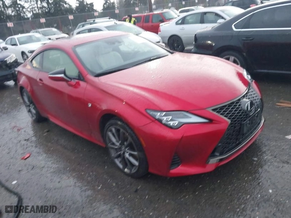 2022 Lexus RC with VIN JTHGZ5DC9N5011710, listed as a IAAI auction lot 41217021 with 17,752 mi miles. Bid and sale history available at carsss.com. Image 1.