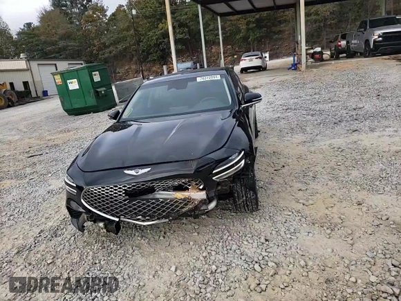 2023 Genesis G70 2.0T with VIN KMTG34TA6PU105132, listed as a Copart auction lot 78372094 with 53,921 mi miles and Salvage Title. Bid and sale history available at DreamBid. Image 10.