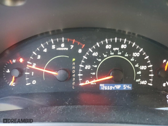 2007 Toyota Camry CE with VIN 4T1BE46K27U048897, listed as a Copart auction lot 48210485 with 126,594 mi miles and Salvage Title. Bid and sale history available at carsss.com. Image 9.