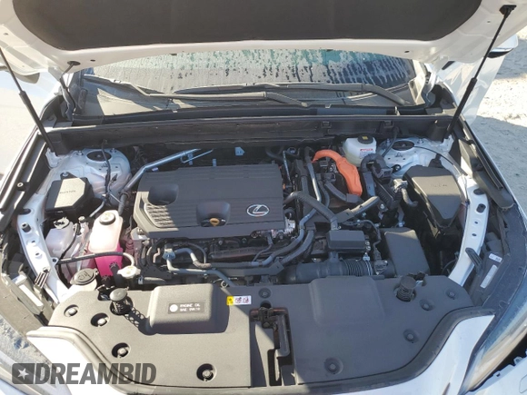 2025 Lexus NX 350h Luxury with VIN 2T2HKCEZ4SC038891, listed as a Copart auction lot 82850384 with 407 mi miles and Salvage title. Bid and sale history available at DreamBid. Image 12.