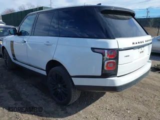 2019 Land Rover Range Rover HSE with VIN SALGS2SV2KA557849, listed as a IAAI auction lot 41834988 with 93,678 mi miles and . Bid and sale history available at DreamBid. Image 3.