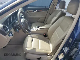 2012 Mercedes-Benz C 250 Sport with VIN WDDGF4HB3CR198945, listed as a Copart auction lot 60366965 with Not provided miles and Clean title. Bid and sale history available at DreamBid. Image 7.