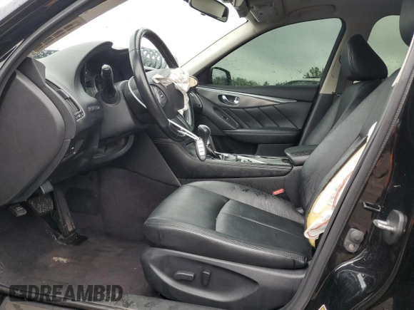 2015 Infiniti Q50 z VIN JN1BV7ARXFM399570, wystawiony jako Copart lot #57673905 z przebiegiem 126 841 mil mil oraz Szkoda całkowita • Salvage title. Historia ofert i sprzedaży dostępna na DreamBid. Obrazek 7.