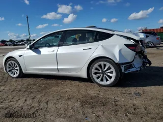 2023 Tesla Model 3 with VIN 5YJ3E1EA9PF647417, listed as a Copart auction lot 46518495 with 12,478 mi miles and Salvage Title. Bid and sale history available at carsss.com. Image 2.