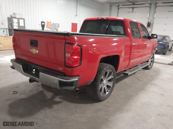 2014 Chevrolet Silverado 1500 LTZ with VIN 3GCUKSEC3EG360490, listed as a IAAI auction lot 41248196 with 131,633 mi miles. Bid and sale history available at carsss.com. Image 4.