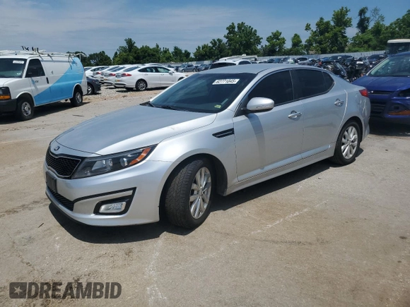 2015 Kia Optima EX with VIN 5XXGN4A7XFG427714, listed as a Copart auction lot 62771045 with 170,213 mi miles and Clean title. Bid and sale history available at DreamBid. Image 1.