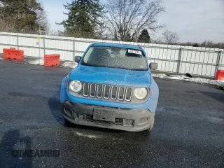 2015 Jeep Renegade Sport with VIN ZACCJBAT5FPB25299, listed as a Copart auction lot 43373395 with 54,867 mi miles and Salvage Title. Bid and sale history available at DreamBid. Image 12.