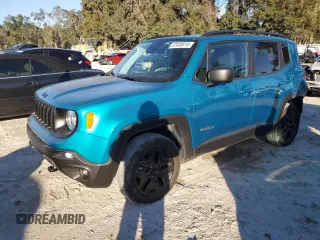 2021 Jeep Renegade Sport with VIN ZACNJDAB3MPM36297, listed as a Copart auction lot 87838015 with 51,502 mi miles and Non repairable. Bid and sale history available at DreamBid. Image 1.
