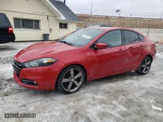 2013 Dodge Dart GT with VIN 1C3CDFCB2DD325091, listed as a Copart auction lot 45110635 with 142,583 mi miles and Salvage Title. Bid and sale history available at carsss.com. Image 1.