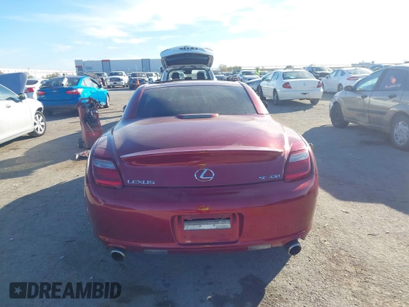 2007 Lexus SC 430 with VIN JTHFN45Y079015152, listed as a IAAI auction lot 40929966 with 70,618 mi miles and . Bid and sale history available at DreamBid. Image 16.