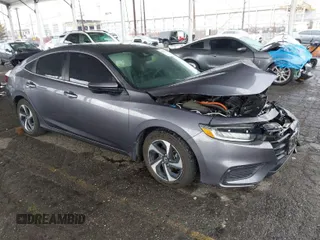 2022 Honda Insight EX with VIN 19XZE4F52NE009235, listed as a IAAI auction lot 41772288 with 115,324 mi miles. Bid and sale history available at carsss.com. Image 1.