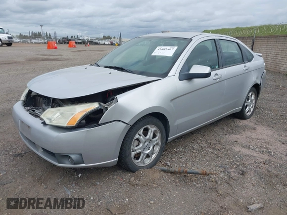 2009 Ford Focus SES with VIN 1FAHP36N59W254841, listed as a IAAI auction lot 41881467 with 193,345 mi miles. Bid and sale history available at carsss.com. Image 18.