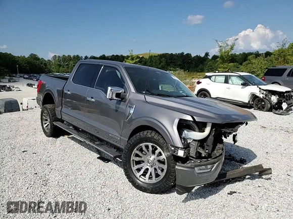 2021 Ford F-150 XL with VIN 1FTFW1ED2MFB67294, listed as a Copart auction lot 69075234 with 54,567 mi miles and Salvage Title. Bid and sale history available at carsss.com. Image 11.