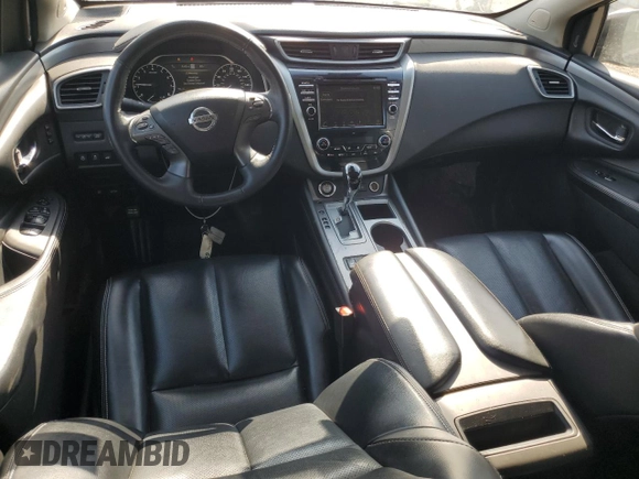 2019 Nissan Murano SL with VIN 5N1AZ2MS2KN113385, listed as a Copart auction lot 52150985 with 107,795 mi miles and Salvage Title. Bid and sale history available at DreamBid. Image 8.
