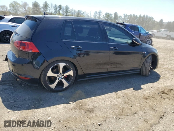 2015 Volkswagen Golf GTI SE with VIN 3VW5T7AU4FM019368, listed as a Copart auction lot 53050725 with 102,297 mi miles and Salvage Title. Bid and sale history available at carsss.com. Image 3.