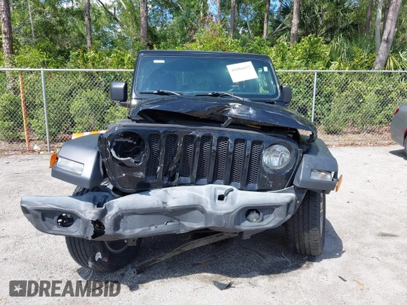 2020 Jeep Wrangler Unlimited Sport S z VIN 1C4HJXDN1LW223664, wystawiony jako IAAI lot #41886832 z przebiegiem 77 019 mil mil oraz . Historia ofert i sprzedaży dostępna na DreamBid. Obrazek 13.