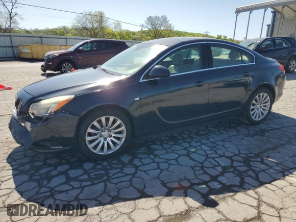 2011 Buick Regal CXL RL4 with VIN W04GS5EC7B1013411, listed as a Copart auction lot 52740735 with 223,154 mi miles and Salvage Title. Bid and sale history available at carsss.com. Image 1.