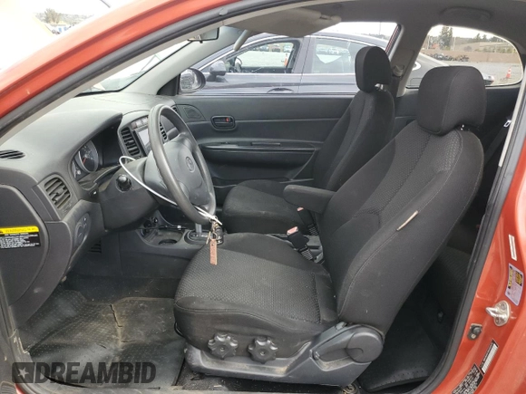 2008 Hyundai Accent GS with VIN KMHCM36C88U068079, listed as a Copart auction lot 47490165 with 196,818 mi miles and Salvage Title. Bid and sale history available at carsss.com. Image 7.