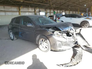 2013 Mazda 3 i Touring with VIN JM1BL1L89D1707749, listed as a Copart auction lot 76125384 with 139,966 mi miles and Salvage title. Bid and sale history available at DreamBid. Image 4.