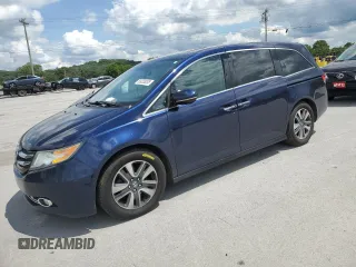 2014 Honda Odyssey Touring with VIN 5FNRL5H95EB044504, listed as a Copart auction lot 59228035 with 259,035 mi miles and Clean title. Bid and sale history available at DreamBid. Image 1.