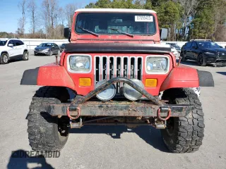 1995 Jeep Wrangler S with VIN 1J4FY19P8SP254147, listed as a Copart auction lot 87699425 with 163,924 mi miles and Clean Title. Bid and sale history available at carsss.com. Image 5.