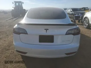 2020 Tesla Model 3 Long Range with VIN 5YJ3E1EB7LF621773, listed as a Copart auction lot 47362535 with 61,682 mi miles and Salvage Title. Bid and sale history available at carsss.com. Image 6.