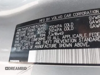 2011 Volvo XC90 I6 z VIN YV4952CY8B1574460, wystawiony jako IAAI lot #42304333 z przebiegiem 194 600 mil mil oraz . Historia ofert i sprzedaży dostępna na DreamBid. Obrazek 9.