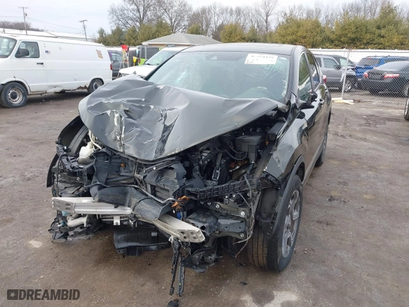 2018 Honda CR-V EX with VIN 7FARW2H51JE030696, listed as a IAAI auction lot 41654439 with 92,705 mi miles. Bid and sale history available at carsss.com. Image 2.