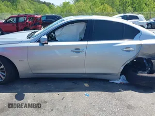2018 Infiniti Q50 3.0t Luxe with VIN JN1EV7AR6JM441920, listed as a IAAI auction lot 41978441 with 126,455 mi miles. Bid and sale history available at carsss.com. Image 14.