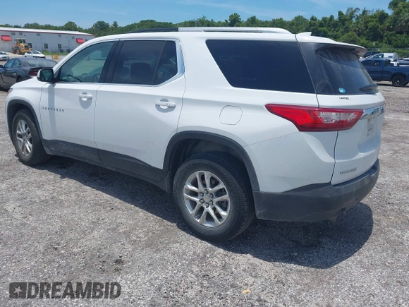 2018 Chevrolet Traverse LT Cloth with VIN 1GNERGKW0JJ185871, listed as a IAAI auction lot 42559907 with 110,722 mi miles and . Bid and sale history available at DreamBid. Image 3.