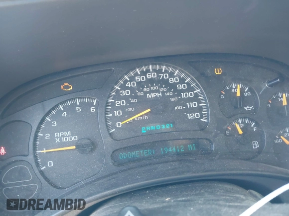2004 Chevrolet Tahoe Z71 с VIN 1GNEK13Z74R283361, выставлен на аукционе IAAI как лот 41835211 с пробегом 194 412 миль миль и . История ставок и продаж доступна на DreamBid. Изображение 7.
