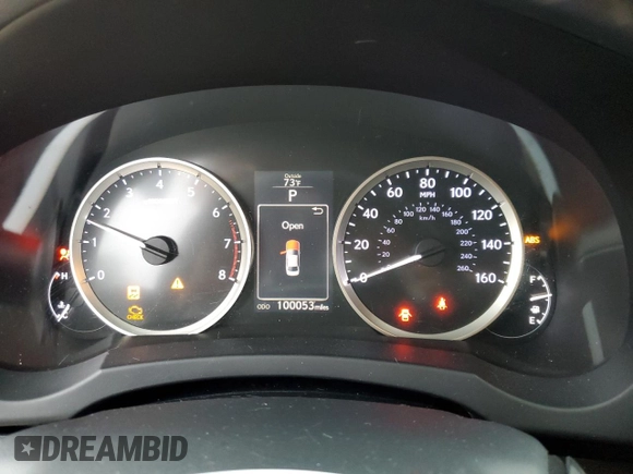2015 Lexus IS 250 with VIN JTHCF1D23F5020735, listed as a Copart auction lot 53811225 with 100,053 mi miles and Salvage Title. Bid and sale history available at DreamBid. Image 9.