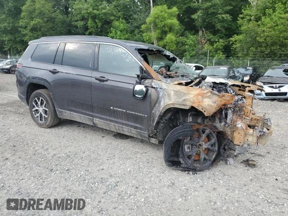 2024 Jeep Grand Cherokee Limited with VIN 1C4RJKBG1R8602639, listed as a Copart auction lot 47389415 with 11,951 mi miles and Salvage title. Bid and sale history available at DreamBid. Image 4.