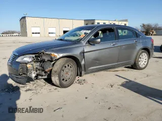 2013 Chrysler 200 LX with VIN 1C3CCBAB9DN648353, listed as a Copart auction lot 46515975 with 171,519 mi miles and Salvage Title. Bid and sale history available at carsss.com. Image 1.