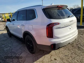 2023 Kia Telluride S with VIN 5XYP6DGC7PG346152, listed as a Copart auction lot 47249235 with 27,096 mi miles and Salvage Title. Bid and sale history available at DreamBid. Image 2.