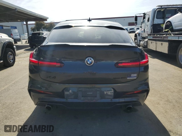 2020 BMW X4 xDrive30i with VIN 5UX2V1C04L9C32419, listed as a Copart auction lot 46427975 with 58,623 mi miles and Salvage Title. Bid and sale history available at carsss.com. Image 6.